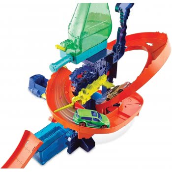 Mattel Λαμπάδα Hot Wheels Εργαστήριο Χρωμοκεραυνών CCP76 