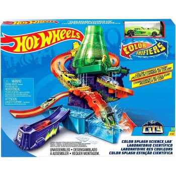 Mattel Λαμπάδα Hot Wheels Εργαστήριο Χρωμοκεραυνών CCP76 