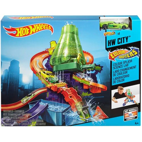 Mattel Λαμπάδα Hot Wheels Εργαστήριο Χρωμοκεραυνών CCP76 