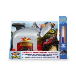 Mattel Easter Candle Hot Wheels Monster Trucks Pit And Launch Bone Shaker Play Set GKY01 / GKY02 