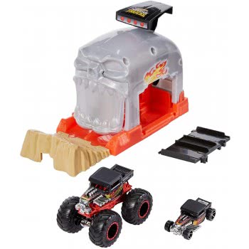 Mattel Easter Candle Hot Wheels Monster Trucks Pit And Launch Bone Shaker Play Set GKY01 / GKY02 