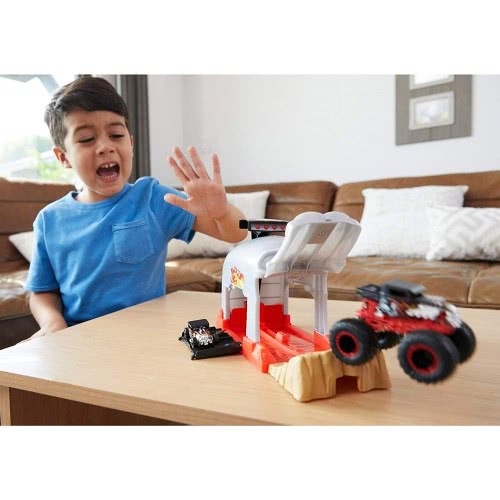 Mattel Easter Candle Hot Wheels Monster Trucks Pit And Launch Bone Shaker Play Set GKY01 / GKY02 