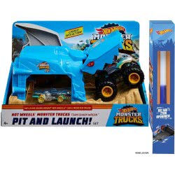 Mattel Λαμπάδα Hot Wheels Monster Trucks Shark Wreak Καρχαρίας Σετ Παιχνιδιού Εκτοξευτές GKY01 / GKY03 