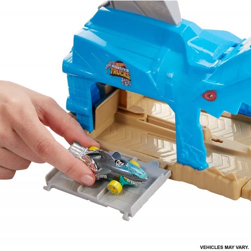 Mattel Easter Candle Hot Wheels Monster Trucks Pit And Launch Shark Wreak Play Set GKY01 / GKY03 