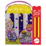 Mattel Polly Pocket Un-Box-It Playset, Popcorn Shaped Box Opens To A Movie Theater Adventure GVC96 
