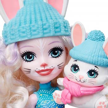 Mattel Λαμπάδα Enchantimals Χιονοδρομικό Σαλέ GJX50 