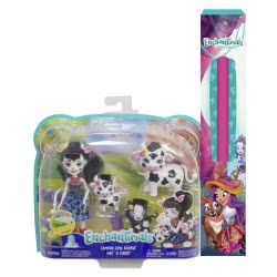 Mattel Easter Candle Λαμπάδα Λαμπάδα Enchantimals Cambrie Cow Κούκλα Και Ζωάκια Φιλαράκια GJX43 / GJX44 
