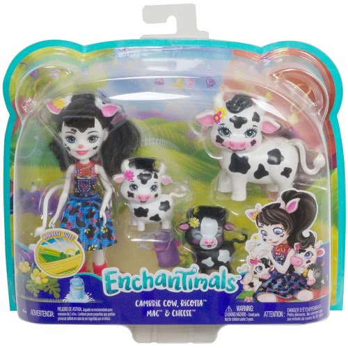 Mattel Λαμπάδα Enchantimals Cambrie Cow Κούκλα Και Ζωάκια Φιλαράκια GJX43 / GJX44 