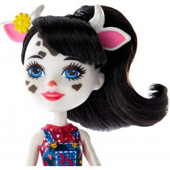 Mattel Λαμπάδα Enchantimals Cambrie Cow Κούκλα Και Ζωάκια Φιλαράκια GJX43 / GJX44 