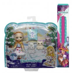 Mattel Easter Candle Λαμπάδα Λαμπάδα Enchantimals Odele Owl Κούκλα Και Ζωάκια Φιλαράκια GJX43 / GJX46 