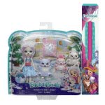 Mattel Easter Candle Λαμπάδα Λαμπάδα Enchantimals Pristina Polar Bear Κούκλα Με Ζωάκια Φιλαράκια GJX43 / GJX47 