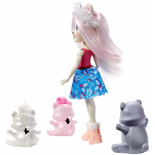 Mattel Easter Candle Λαμπάδα Λαμπάδα Enchantimals Pristina Polar Bear Κούκλα Με Ζωάκια Φιλαράκια GJX43 / GJX47 