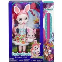 Mattel Λαμπάδα Enchantimals Μεγάλη Κούκλα - Bree Bunny Με Twist FRH51 / FRH52 