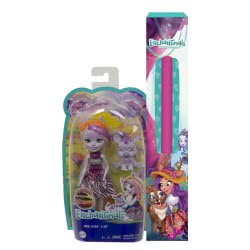 Mattel Λαμπάδα Enchantimals Zadie Zebra Και Ζωάκι Φιλαράκι FNH22 / GTM27 
