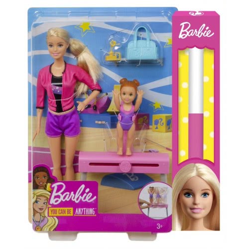 Mattel Λαμπάδα Barbie Σετ Επαγγέλματα Δασκάλα Αθλημάτων - Γυμνάστρια FXP39 