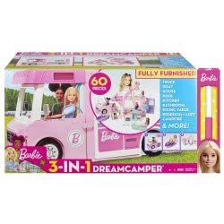 Mattel Λαμπάδα Barbie 3-Σε-1 Dreamcamper Τροχόσπιτο GHL93 