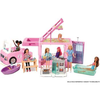 Mattel Λαμπάδα Barbie 3-Σε-1 Dreamcamper Τροχόσπιτο GHL93 