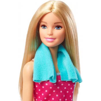 Mattel Λαμπάδα Barbie Δωμάτιο Με Κούκλα Ξανθιά, Ντους DVX51 / FXG51 