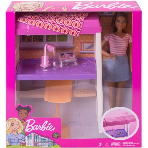 Mattel Easter Candle Barbie Loft Bed Playset DVX51 / FXG52 