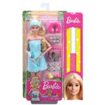 Mattel Λαμπάδα Barbie Wellness Ημέρα Ομορφιάς Σπα Κούκλα Με Κουτάβακι Και 9 Αξεσουάρ GKH73 / GJG55 