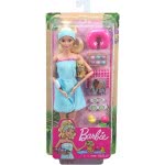 Mattel Λαμπάδα Barbie Wellness Ημέρα Ομορφιάς Σπα Κούκλα Με Κουτάβακι Και 9 Αξεσουάρ GKH73 / GJG55 