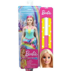 Mattel Λαμπάδα Barbie Dreamtopia Πριγκίπισσα Κούκλα Με Ξανθά Μαλλιά Και Ροζ Ανταύγεια GJK12 / GJK16 