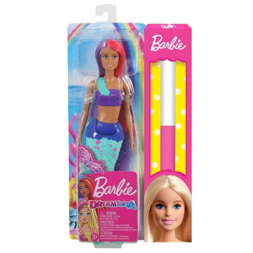 Mattel Λαμπάδα Barbie Dreamtopia Γοργόνα Κούκλα Με Μωβ Ουρά GJK07 / GJK09 