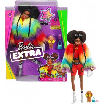 Mattel Easter Candle Barbie Extra Rainbow Coat GVR04 