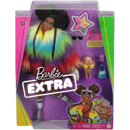 Mattel Easter Candle Barbie Extra Rainbow Coat GVR04 