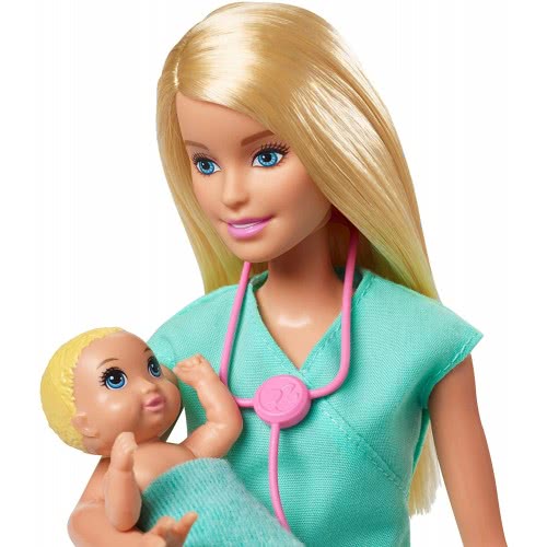 Mattel Λαμπάδα Barbie Παιδίατρος Σετ Παιχνιδιού DHB63 / GKH23 