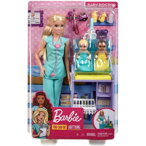 Mattel Λαμπάδα Barbie Παιδίατρος Σετ Παιχνιδιού DHB63 / GKH23 