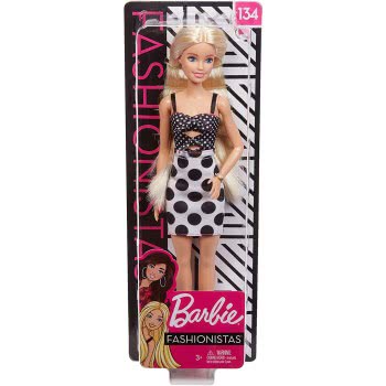 Mattel Λαμπάδα Barbie Fashionistas Κούκλα No. 134 Με Μακριά Ξανθά Μαλλιά FBR37 / GHW50 