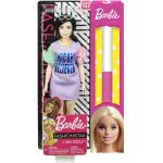 Mattel Easter Candle Barbie Fashionistas 127 Original Brunette Doll With Unicorn Believer Dress FBR37 / FXL60 