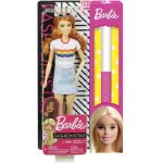 Mattel Λαμπάδα Barbie Fashionistas 122 Original Κοκκινομάλλα Κούκλα Με Μπλουζάκι Ουράνιο Τόξο FBR37 / FXL55 