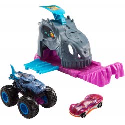 Mattel Hot Wheels Monster Trucks Pit And Launch Team Mega-Wrex GKY01 / GKY00 887961928020