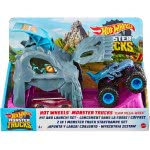 Mattel Hot Wheels Monster Trucks Pit And Launch - Team Mega-Wrex GKY01 / GKY00 887961928020