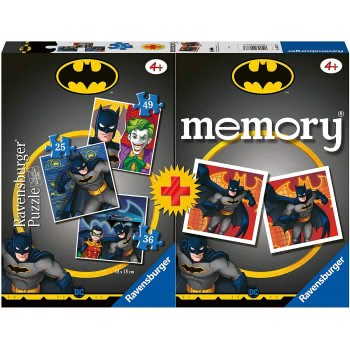 Ravensburger Memory + 3 Puzzles Batman 20677 4005556206773