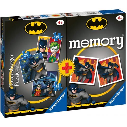 Ravensburger Memory + 3 Puzzles Batman 20677 4005556206773