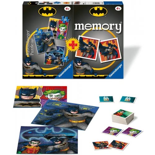 Ravensburger Memory + 3 Puzzles Batman 20677 4005556206773
