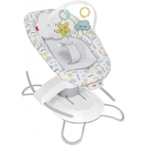 Mattel 2 Σε 1 Deluxe Ριλάξ Κούνια Με Smart Connect App GWD46 887961938418