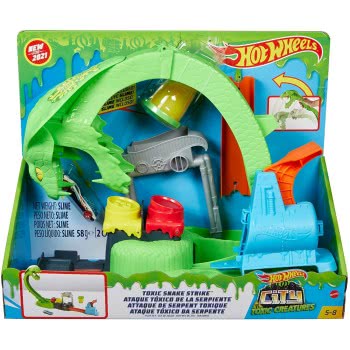 Mattel Hot Wheels City Toxic Snake Strike GTT93 887961920888