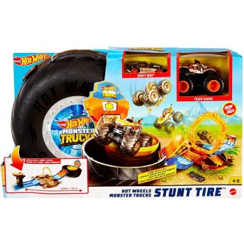 Mattel Hot Wheels Monster Trucks Stunt Tire Play Set GVK48 887961928433