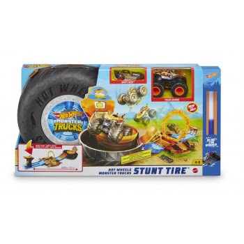 Mattel Λαμπάδα Hot Wheels Monster Trucks Stunt Tire Πίστα Σούπερ Ρόδα GVK48 