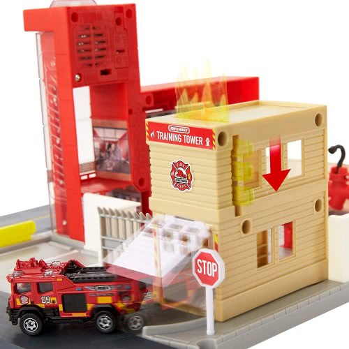 Mattel Action Drivers Μεγάλα Σετ Δράσης Πυροσβεστικός Σταθμός HBD74 / HBD76 887961986457
