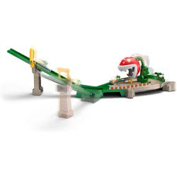 Mattel Hot Wheels Mario Kart Piranha Plant Slide Playset With 1:64 Die-Cast Yoshi And B-Dasher Vehicle GCP26 / GFY47 88796177323