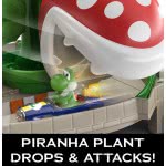 Mattel Hot Wheels Mario Kart Piranha Plane Slide Πίστες Επίπεδων 1:64 Die-Cast-Cast Yoshi Και B-Dasher Vehicle GCP26 / GFY47 887