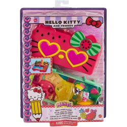 Mattel Hello Kitty And Friends Mini Beach Pencil Κασετίνα Και Σετ Παιχνιδιού GVC39 / GVC40 887961922714