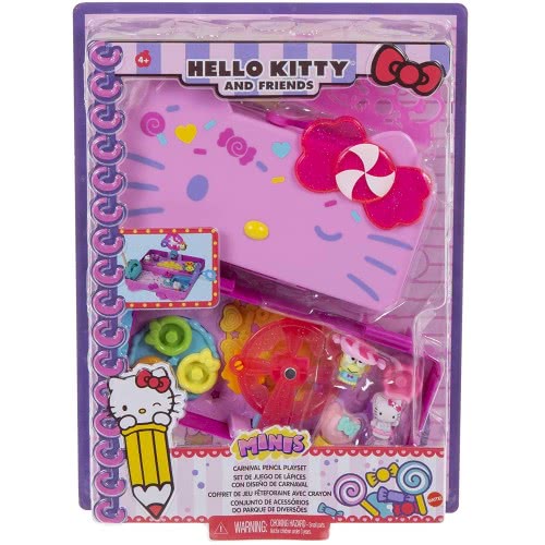 Mattel Hello Kitty And Friends Carnival Pencil Κασετίνα Και Σετ Παιχνιδιού GVC39 / GVC41 887961922721
