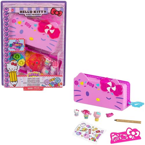 Mattel Hello Kitty And Friends Carnival Pencil Κασετίνα Και Σετ Παιχνιδιού GVC39 / GVC41 887961922721