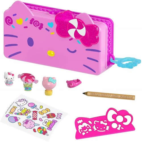 Mattel Hello Kitty And Friends Carnival Pencil Κασετίνα Και Σετ Παιχνιδιού GVC39 / GVC41 887961922721